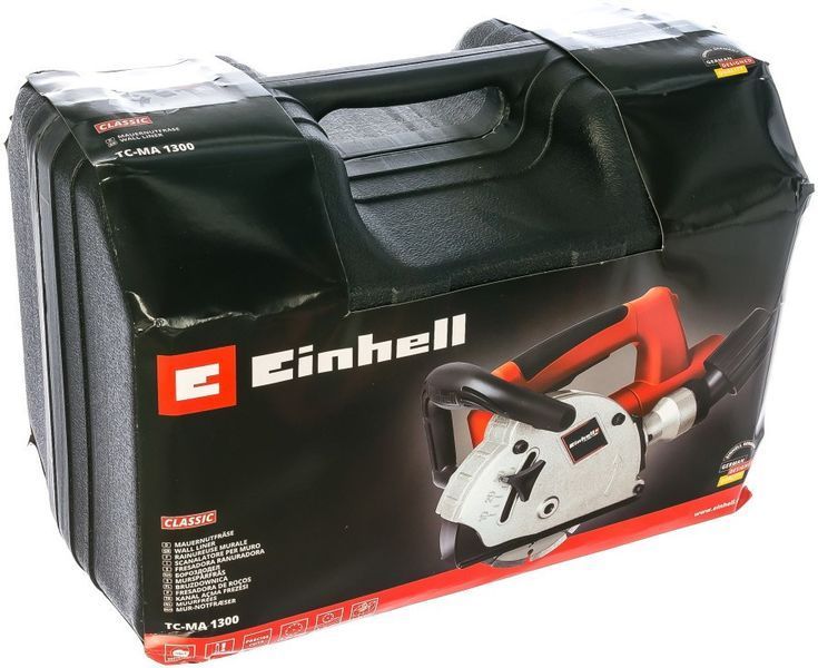 Штроборіз електричний (бороздник) Einhell TH-MA 1300 : 1320 Вт, 3см глибини, плавний пуск, кейс (4350730) бетоноріз 4350730 фото