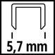 Скоби до степлера Einhell 5,7 на 25 мм (3000 шт.) 4137860 4137860 фото 4