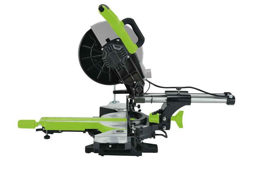 Торцювальна пила з протяжкою Zipper ZI-KGS255DS (2 кВт (230 В), диск 255мм, лазер) ZI-KGS255DS фото