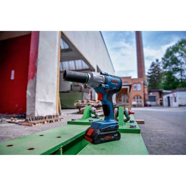 Професійний акумуляторний ударний гайковерт Bosch Professional GDS 18V-450 PC : без АКБ, 450 Hm, 2300 об/хв, 3300 уд/хв 06019K4100 фото