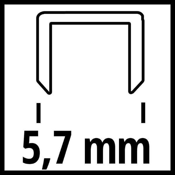 Скоби до степлера Einhell 5,7 на 16 мм (3000 шт.) 4137855 4137855 фото