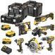 Професійний набір з шести інструментів безщіткових DeWALT DCK685P3T : з АКБ 3шт-18V 5.0Ач+ЗП,валіза DCK685P3T фото 1
