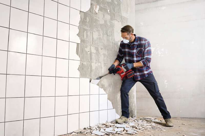 Потужний перфоратор Einhell HEROCCO 36/28-Solo : з АКБ, 18Vx2 (36V) 4.0Ah , 1100 об/хв, частота удару за хв. 5300/3.2 Дж 4513950 4512042 - 2 шт фото