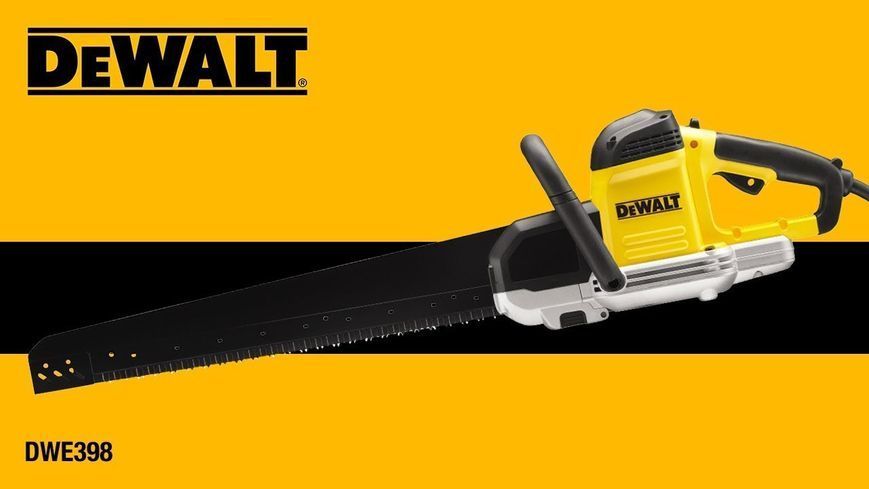Електрична пила ALLIGATOR (електроножівка) DeWALT DWE398 : 1700 Вт шабельна пила, 3 роки гарантія Чехія DWE398 фото