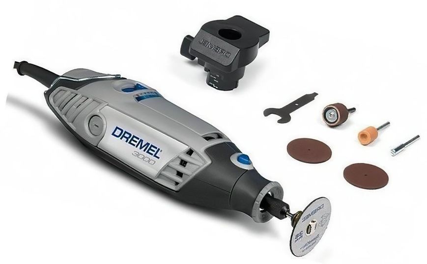 Багатофункціональний інструмент (гравер) Dremel 3000 - 15, 130 Вт, 15 насадок (F. 013.300.0 JL) F0133000JL фото