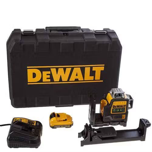 Професійний рівень лазерний лінійний DeWALT DCE089D1G : з АКБ 10.8V 2Ah, 15м, 3 промені зелені DCE089D1G фото