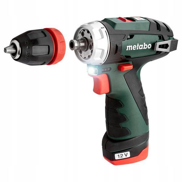 Акумуляторний шурупокрут Metabo PowerMaxx BS Quick (+2 акб 2.0 А/ч, 12В) 600156500 600156500 фото