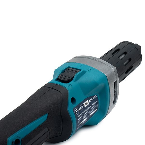Потужна акумуляторна пряма шліфувальна машина PROFI-TEC PDG36BL POWERLine : з АКБ 20V 2 шт по 4.0 Ah+ЗП 005456 фото