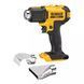 Акумуляторний промисловий фен DeWALT DCE530N : 18 В, 290&deg;С/530&deg;С, 190 л/хв, без АКБ DCE530N фото 1