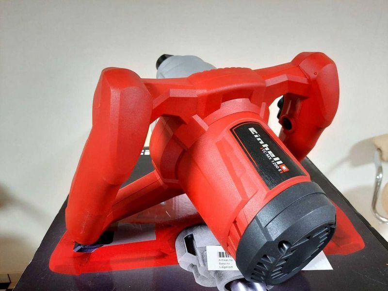Електричний будівельний міксер для розчину Einhell TC- MX 1200 E : 1200 Вт, 680 об/хв (4258545) 4258545 фото