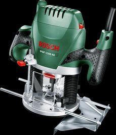 Професійний ручний столярний фрезер по дереву Bosch POF 1200 AE : 1200 Вт, 6-8 цанга, 28000 об/хв,електрофрезер (060326A100) 060326A100 фото
