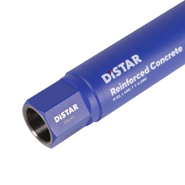 Професійне свердло алмазне Distar DDS-W 52x450x1 1/4 UNC Reinforced concrete (17903094073) 17903094073 фото