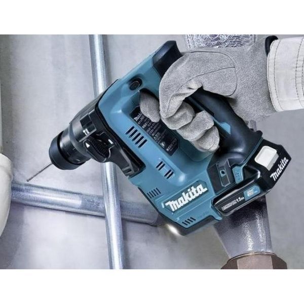 Професійний акумуляторний перфоратор Makita HR140DWAJ : 1.0 Дж, 10.8В (акум. 2шт 2ампера і зарядка) HR140DWAJ фото