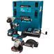 Професійний набір інструментів Makita DLX3155TJ (DDF486, DTD153, DGA504) : дриль-шуруповерт, ударний гвинтоверт,болгарка DLX3155TJ фото 4