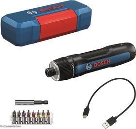 Професійна акумуляторна викрутка Bosch Professional GO 3 в кейсі з набором насадок 06019H2201 фото