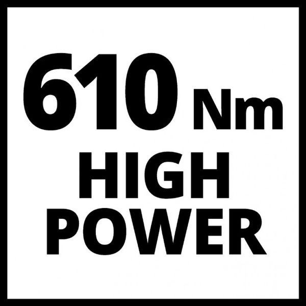 Професійний гайковерт пневмичний Einhell TC-PW 610 Compact : 610 Hm, 142 л/хв, пневмо гайковерт 4138965 4138965 фото