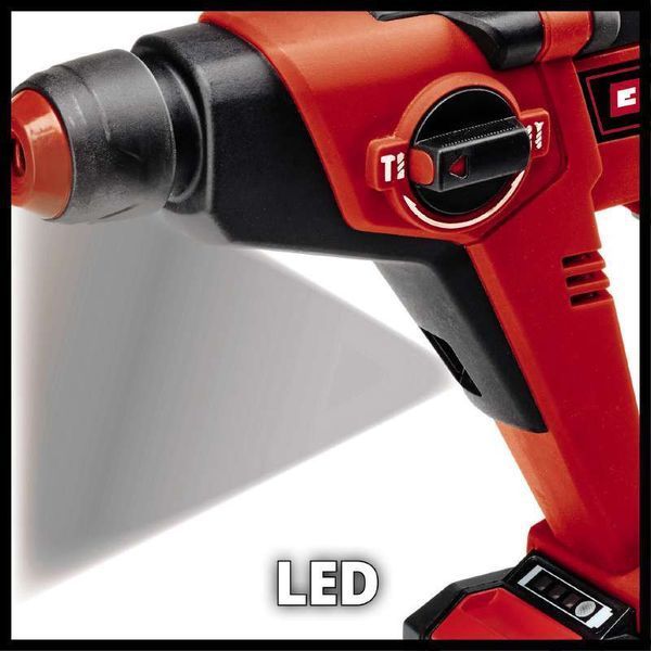 Потужний акумуляторний перфоратор Einhell TE-HD 18/12 Li - Solo : 1.3 Дж, 18В (акум 4 ампера і зарядка) 4513970, 4512042 фото