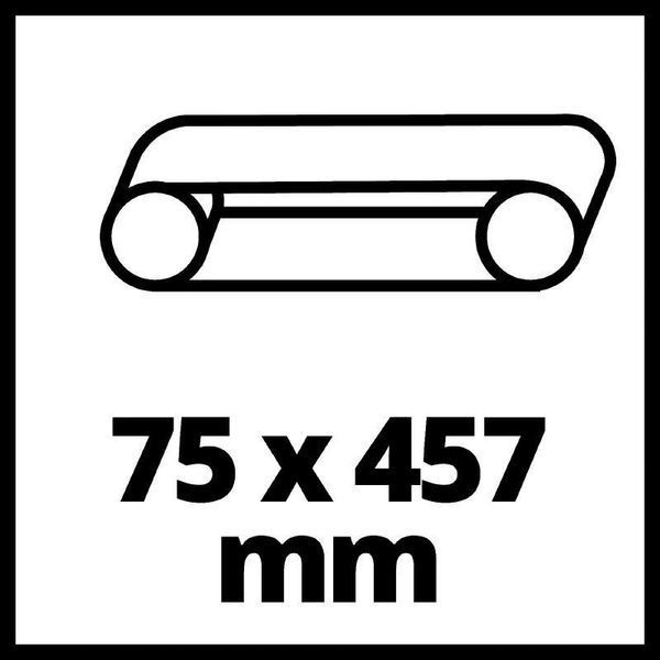 Потужна шліфмашина стрічкова акумуляторна Einhell TP-BS 18/457 Li BL - Solo : без АКБ, об.х.х 120 - 250 м/хв 4466270 фото