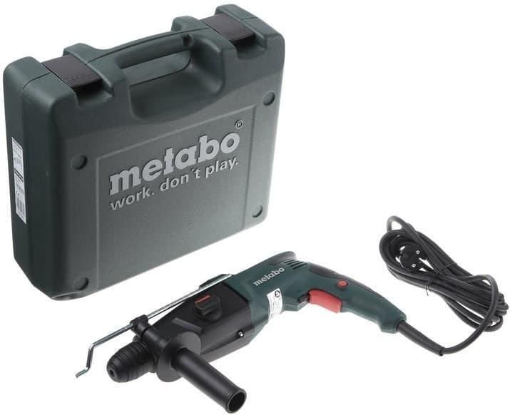 Професійний ударний електричний прямий перфоратор Metabo KHE 2444 : 800 Вт, 2.3 Дж перфоратор для дому (606154000) 606154000 фото