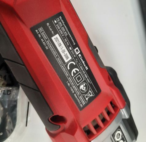 Багатофункціональний інструмент Einhell TE-MG 300 EQ (4465150): 20000 коливань, 300Вт 4465150 фото