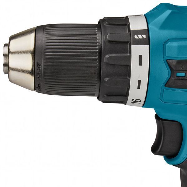 Професійна дрель-шуруповерт аккумуляторная ударная Makita HP488DWAE : з АКБ 2 шт 18V 1,5 Аh HP488DWAE фото