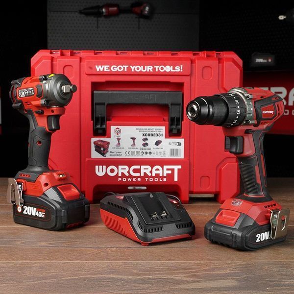 Набір акумуляторний гайкокрут та шурупокрут WORCRAFT XCUBE031 (13281) 13281 фото