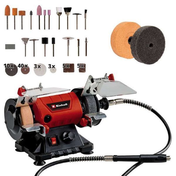 Точило-гравер Einhell TC-XG 75 Kit (4412559) + 100 насадок : 120Вт, 9900 об/хв. 4412559 фото