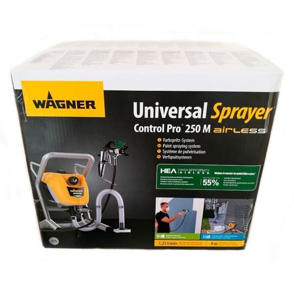 Агрегат фарбувальний безповітряний Wagner Control Pro 250 M EUR : 550 Вт 1.25 л/хв 110бар гарантія 2 роки (2371053) Control Pro 250 M EUR фото