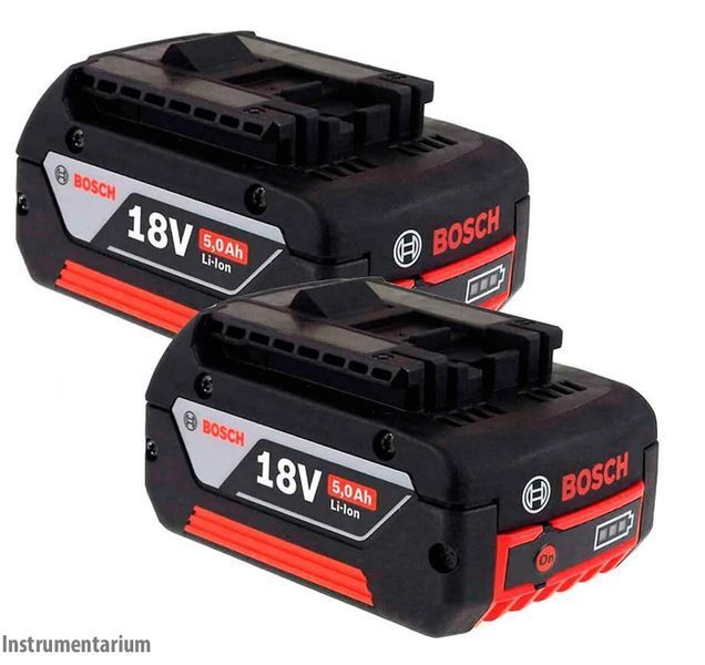 Набір інструментів Bosch Professional перфоратор GBH 180-LI + GSR 18V-50 + GWS 180-LI : з АКБ 2шт 18V 5.0Ah і з/п 0615990M32 фото