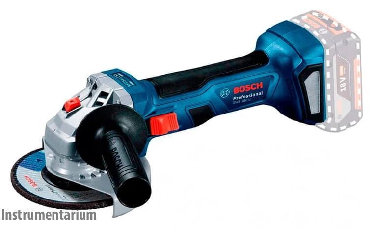 Набір інструментів Bosch Professional перфоратор GBH 180-LI + GSR 18V-50 + GWS 180-LI : з АКБ 2шт 18V 5.0Ah і з/п 0615990M32 фото