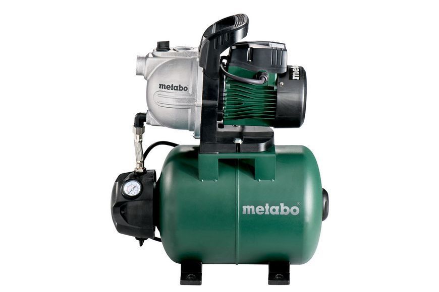 Побутова насосна станція Metabo HWW 4000/25 G : 1100 Вт, 67 л/хв гідрофор для дому і дачі 600971000 600971000 фото
