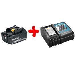 Професійний акумулятор Li-ion BL1830B + швидкозарядний пристрій Makita DC18RC (191A24-4) : 18V 3 Ah+ЗП 191A24-4 фото