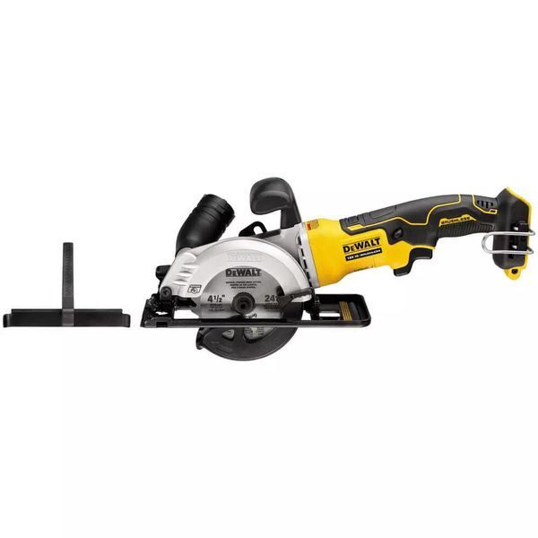 Пила дискова акумуляторна безщіткова компактна DeWALT DCS571NT : без АКБ, 18 В, 4500 об/хв, диск 115 мм, 2.5 кг DCS571NT фото