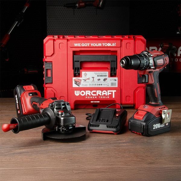 Набір інструменту шурупокрут та болгарка WORCRAFT XCUBE001 13242 фото