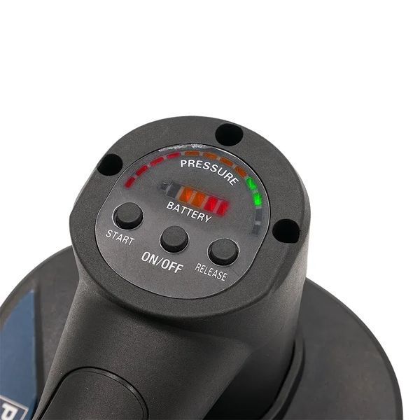 Потужна акумуляторна вакуумна присоска PROFI-TEC HoldPro 200 : з АКБ 2шт-12V 1.5 Ah + ЗП (007064) 007064 фото
