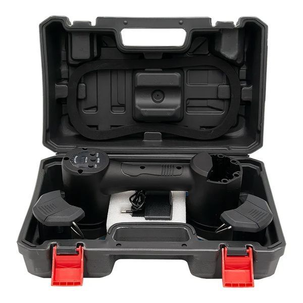 Потужна акумуляторна вакуумна присоска PROFI-TEC HoldPro 200 : з АКБ 2шт-12V 1.5 Ah + ЗП (007064) 007064 фото